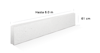 Panel Hebel para muro de fachada